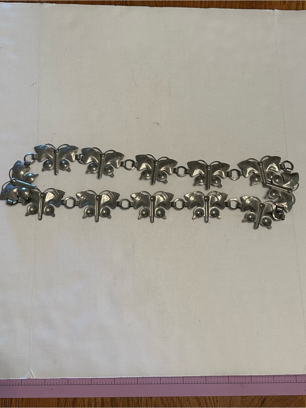 Silver Butterfly Link Women’s Fashion Belt